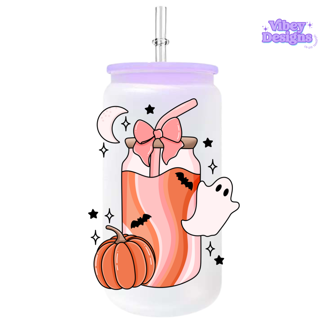 UV-DTF Transfer for Bottle, Glass, Mug, Diary - Spooky Drink