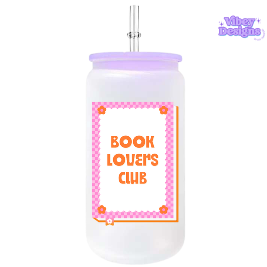 UV-DTF Transfer for Bottle, Glass, Mug, Diary - Book lovers club