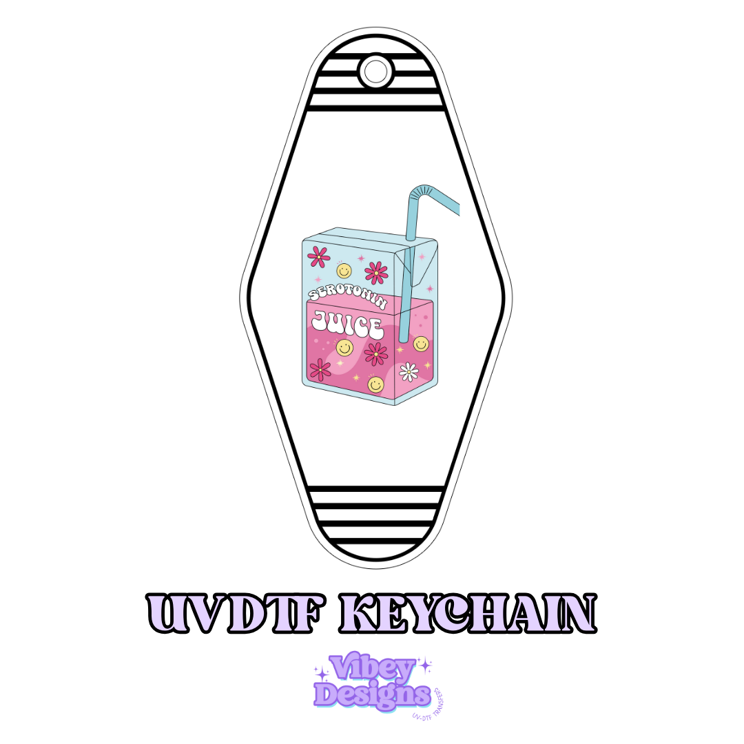 RTS Motel Keychain | Shot glass Decal - Serotonin Juice