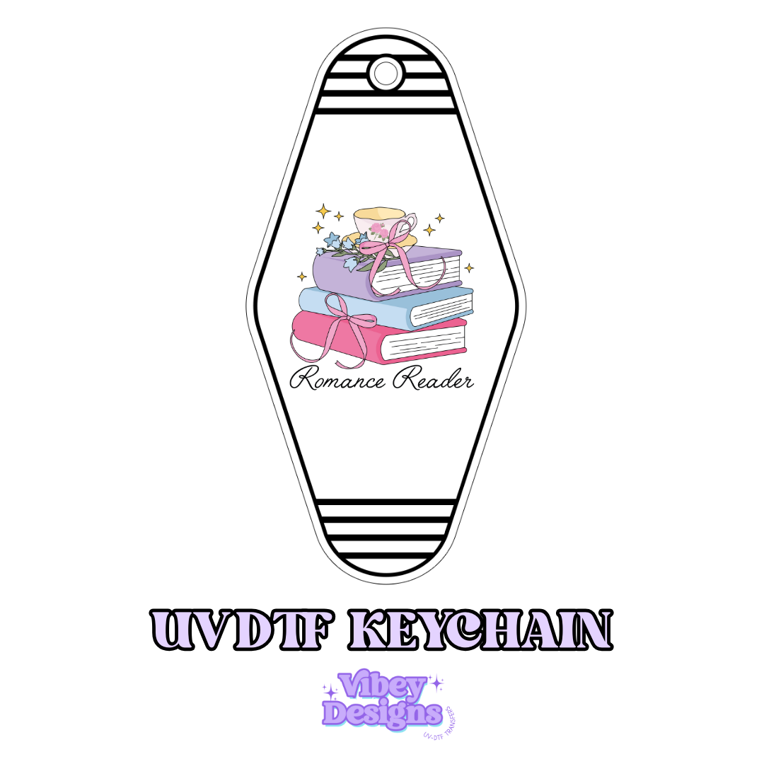 RTS Motel Keychain | Shot glass Decal - Romance Reader