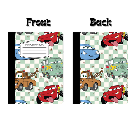 Composition Notebook - Cars