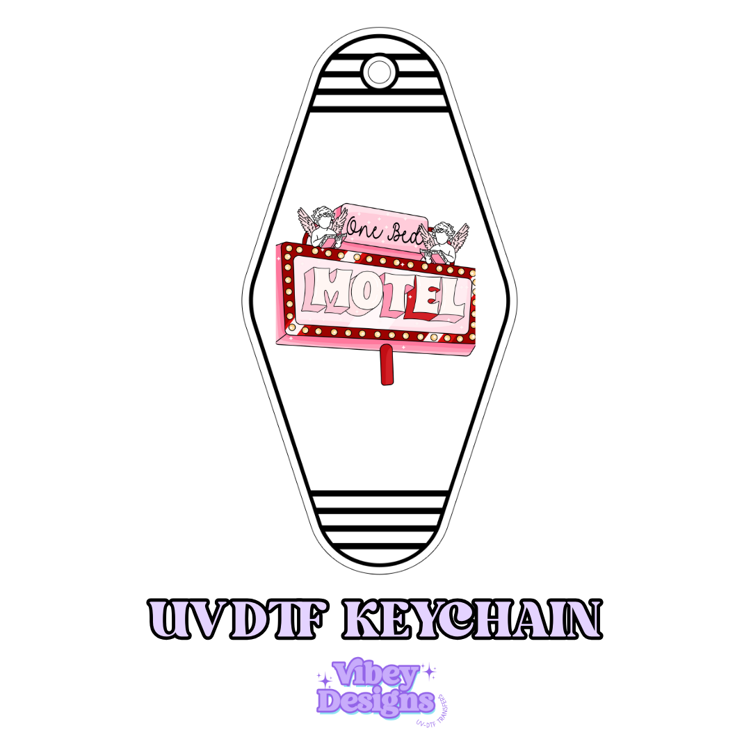 RTS Motel Keychain | Shot glass Decal - Motel