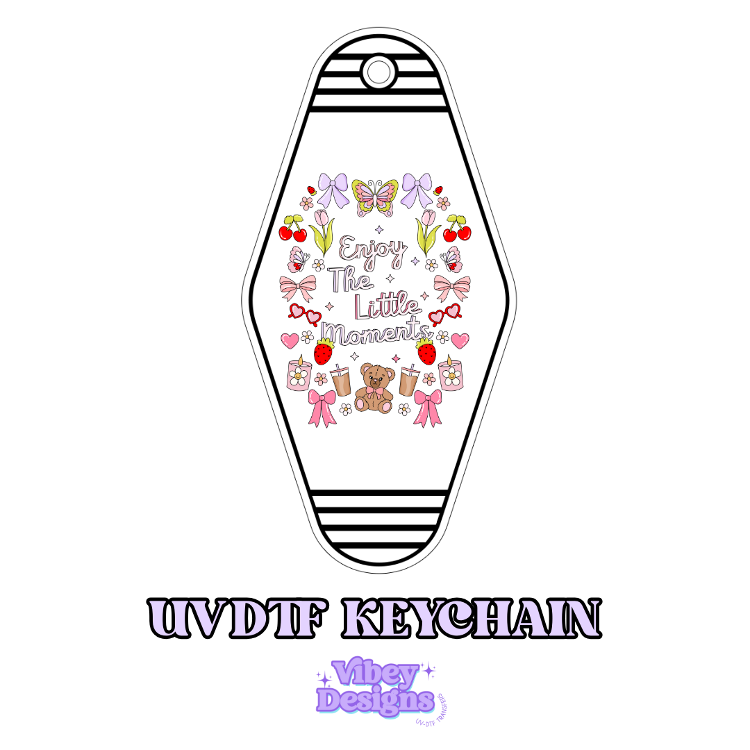 RTS Motel Keychain | Shot glass Decal - Enjoy the little moments