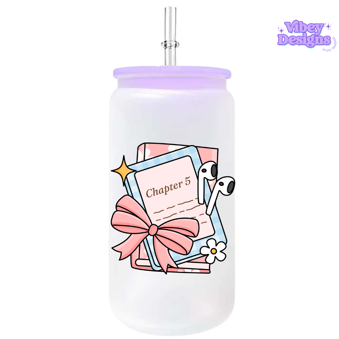 UV-DTF Transfer for Bottle, Glass, Mug, Diary - Book Elements