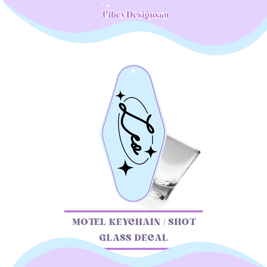 RTS Motel Keychain | Shotglass Decal - Leo