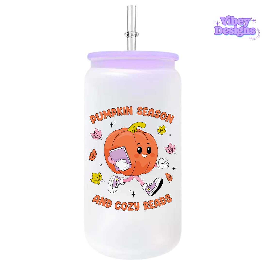 UV-DTF Transfer for Bottle, Glass, Mug, Diary - Pumpkin Season