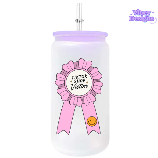 UV-DTF Transfer for Bottle, Glass, Mug, Diary - Tiktok shop victim