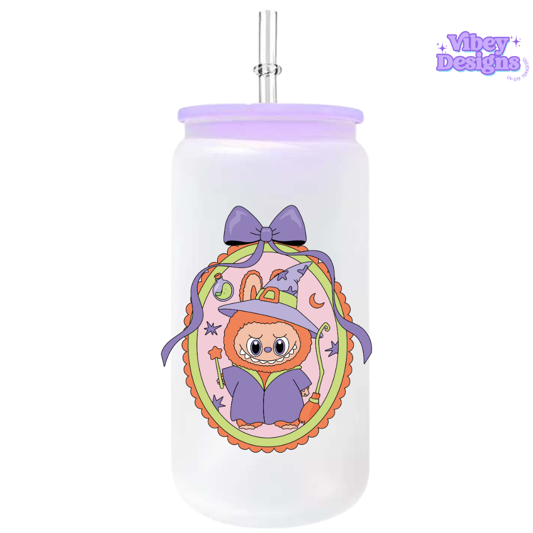 UV-DTF Transfer for Bottle, Glass, Mug, Diary - Bubu Witch