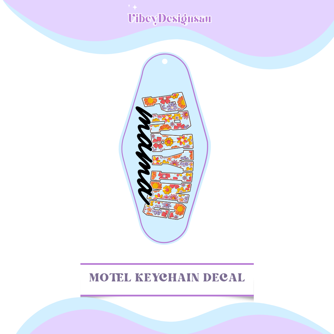 RTS Motel Keychain | Shotglass Decal - Praying Mama