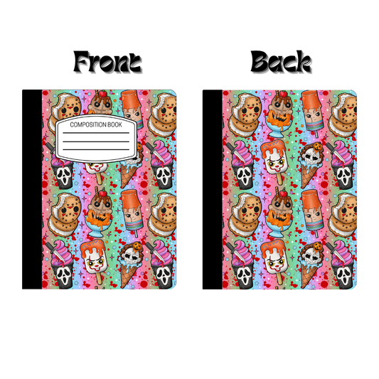 Composition Notebook - Horror Pops