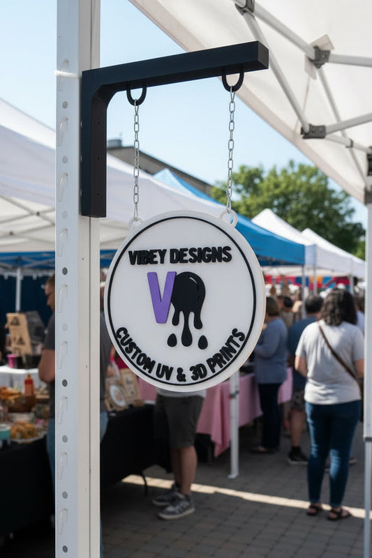 Custom Hanging Sign for Markets, Pop ups & Small Businesses
