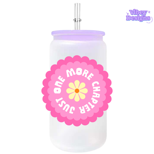 UV-DTF Transfer for Bottle, Glass, Mug, Diary - Just one more chapter
