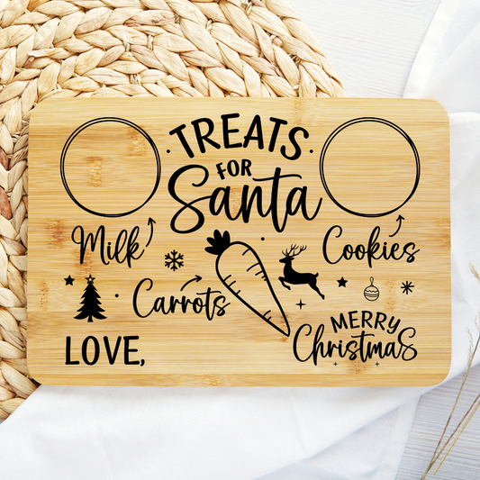 UV Transfer for Board/Plate - Treats for Santa (Large)