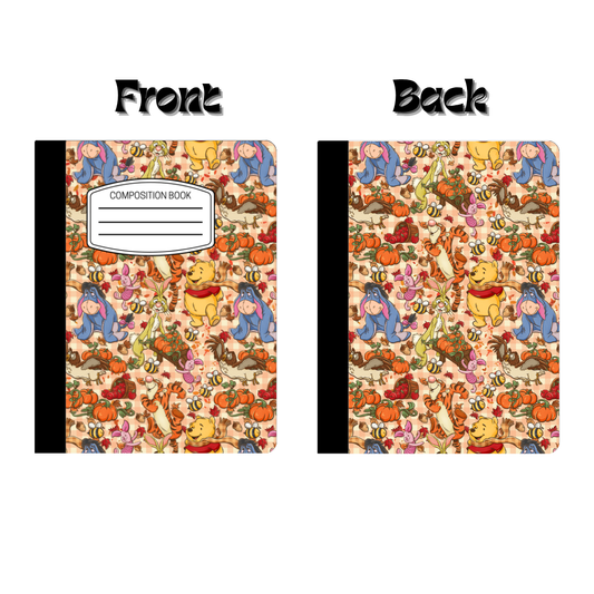 Composition Notebook - Autumn Bear