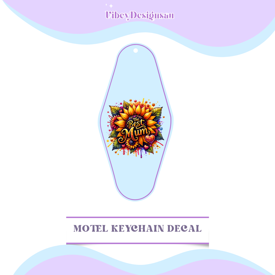 RTS Motel Keychain | Shotglass Decal - The Best Mum