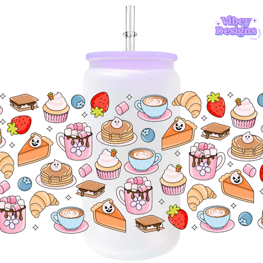 Uv Dtf Wrap For 16oz Libbey Glass - Favourite Treats