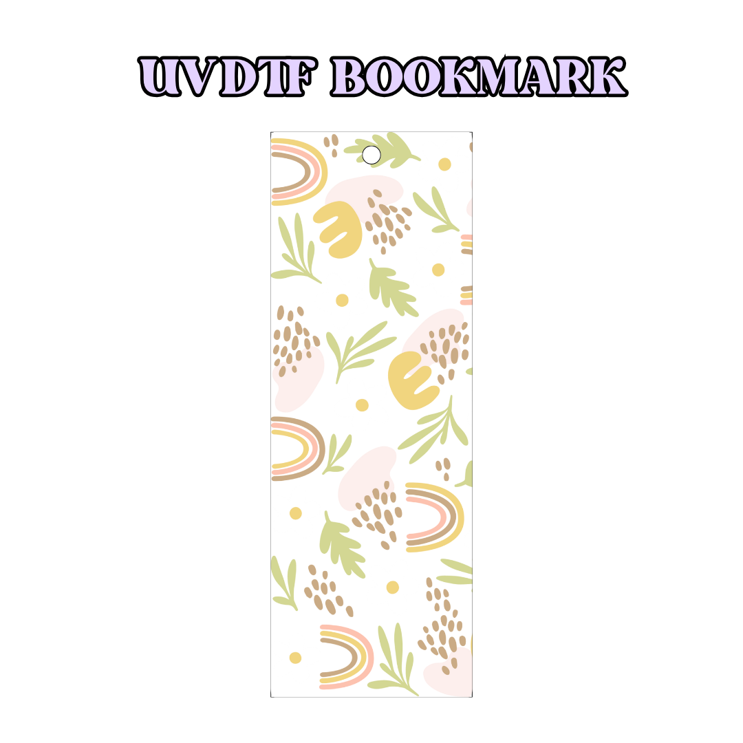 UV-DTF Bookmark Transfer - Neutral Boho