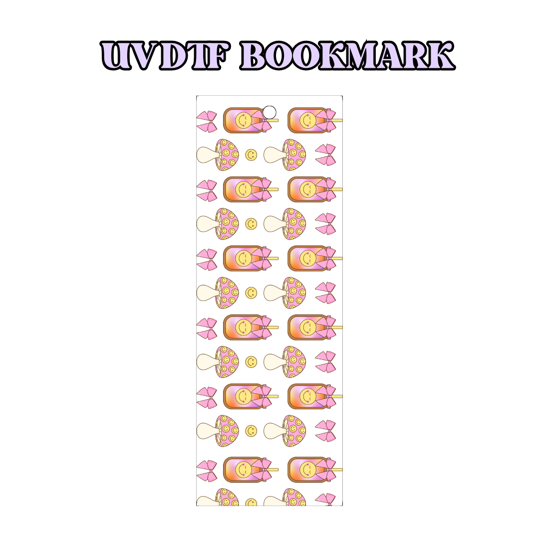 UV-DTF Bookmark Transfer - Happy Coffee