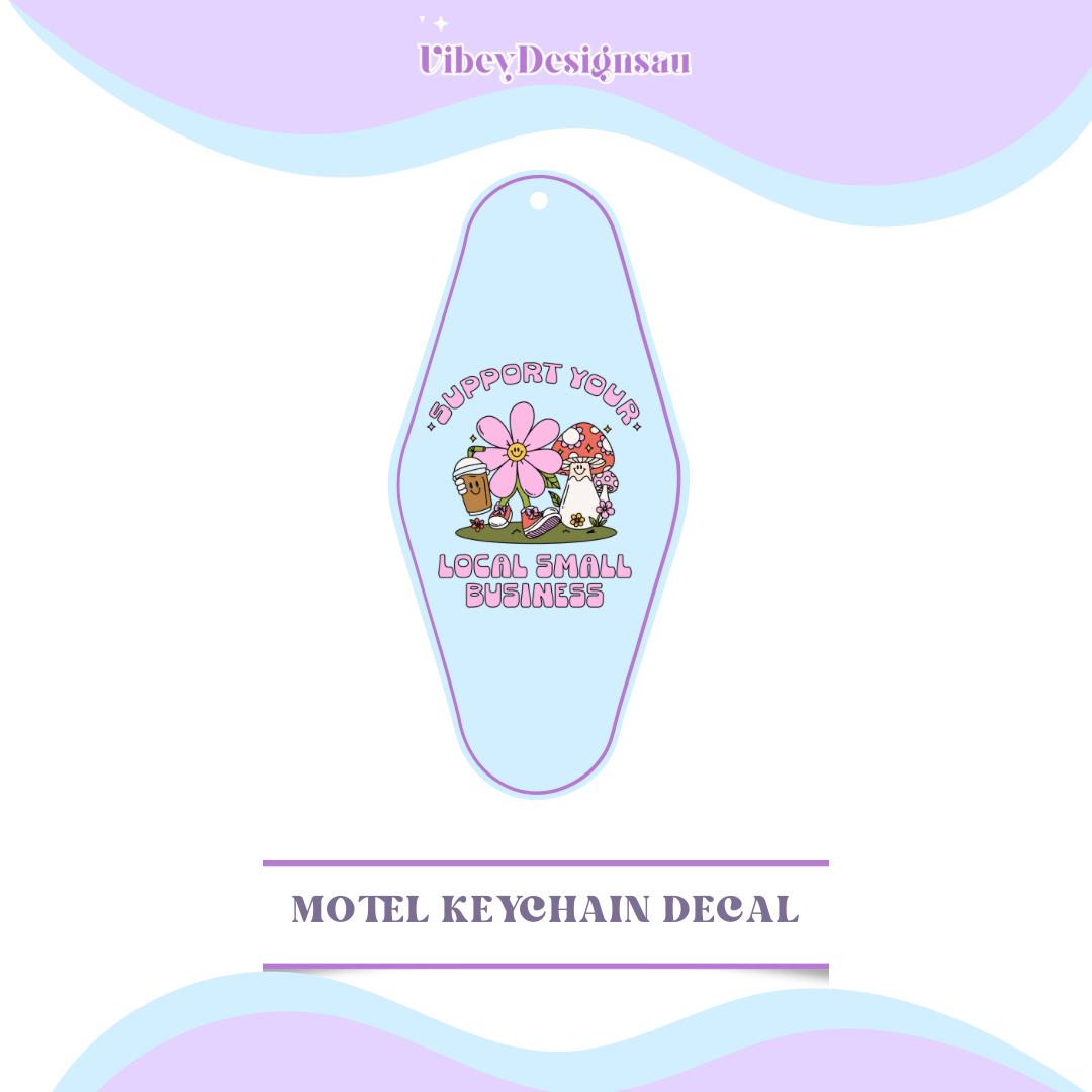 RTS Motel Keychain | Shotglass Decal - Support Small Business