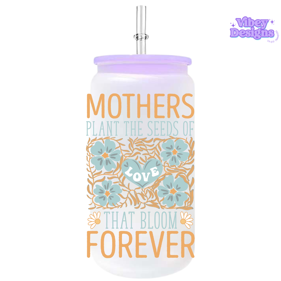 UV-DTF Transfer for Bottle, Glass, Mug, Diary - Mother Plant Seeds Of Love