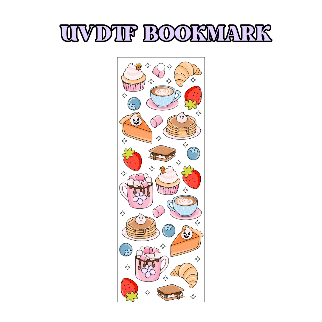 UV-DTF Bookmark Transfer - Sweet Treats