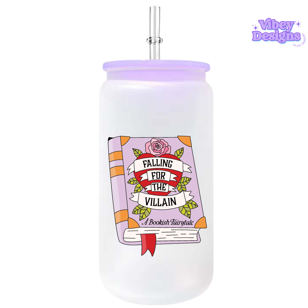 UV-DTF Transfer for Bottle, Glass, Mug, Diary - Falling For The Villain