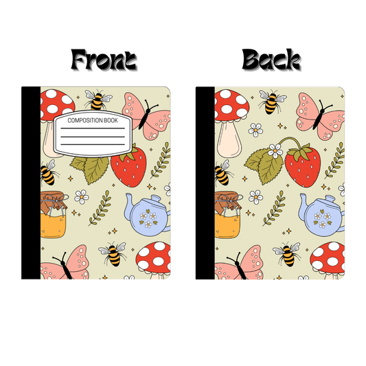 Composition Notebook - Cottagecore