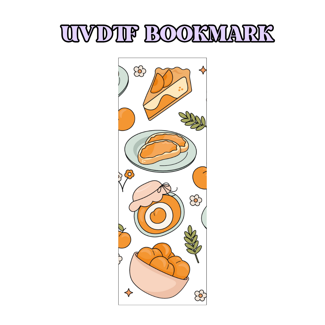UV-DTF Bookmark Transfer - Peachy Delicious Days