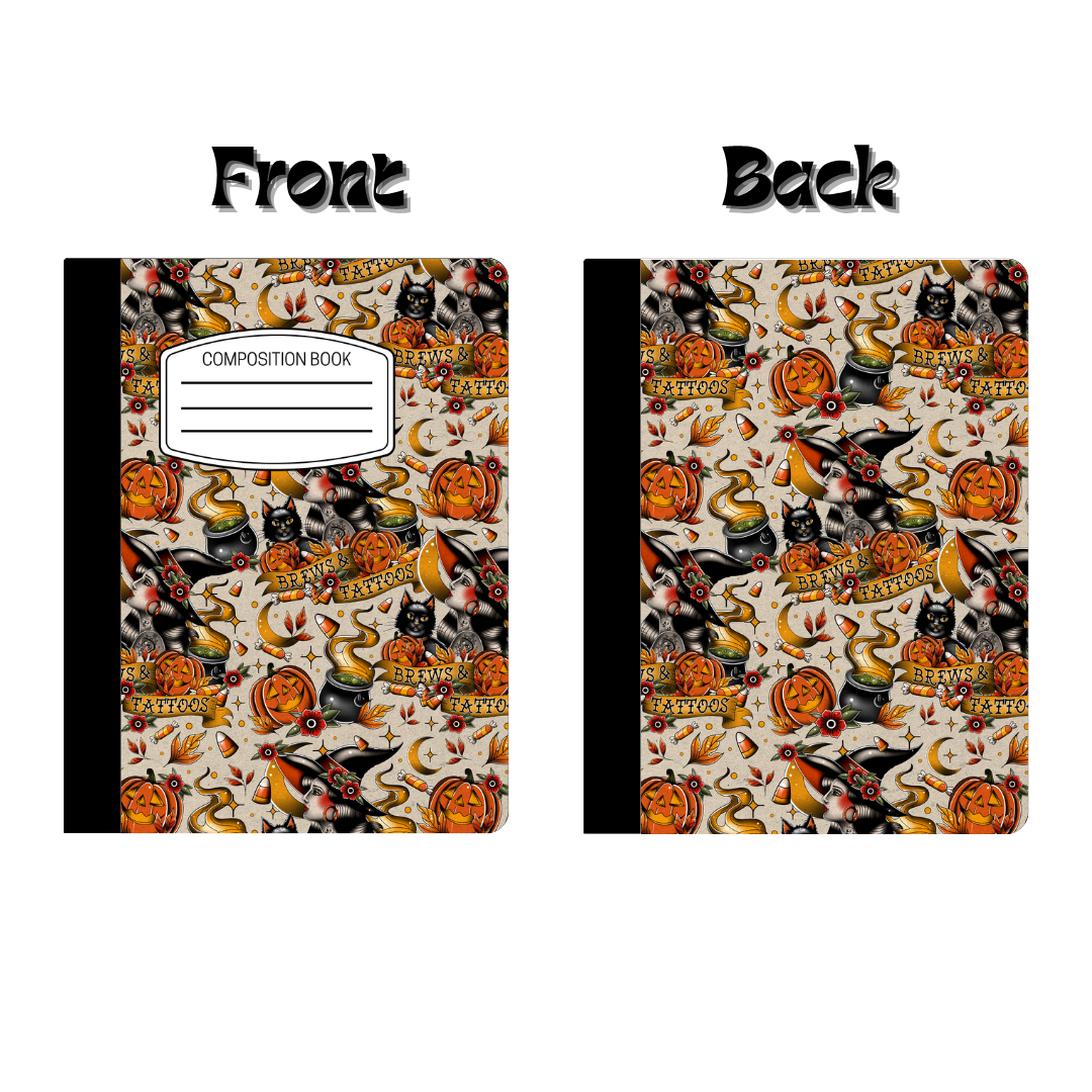 Composition Notebook - Brews & Tattoos