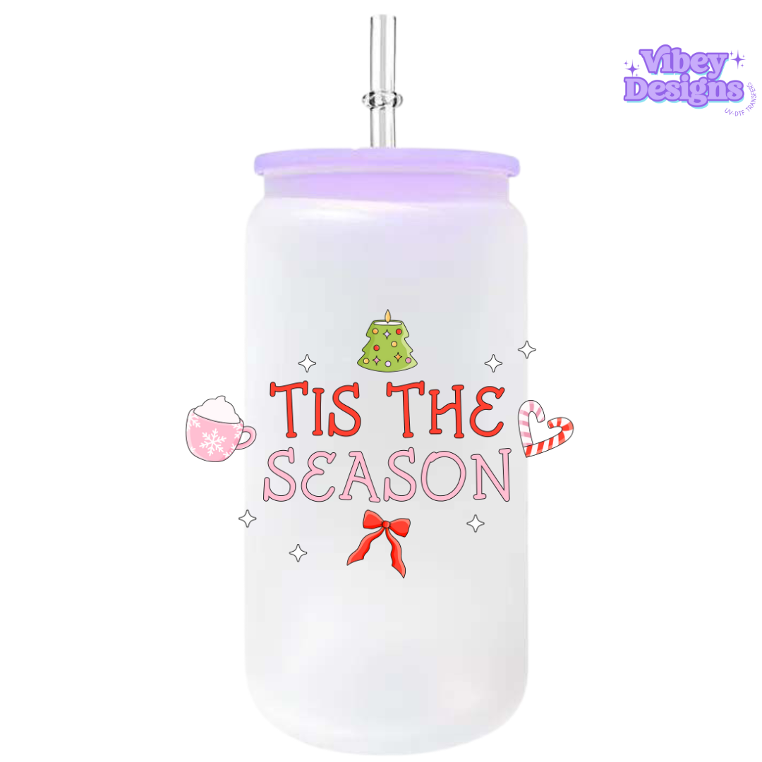 UV-DTF Transfer for Bottle, Glass, Mug, Diary - Tis the season