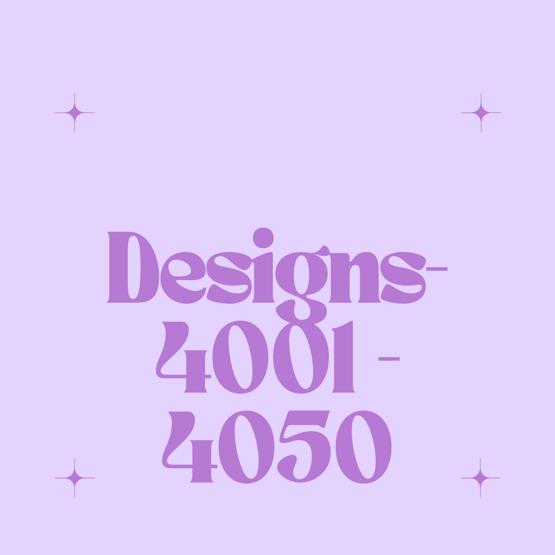 Designs-4001 - 4050