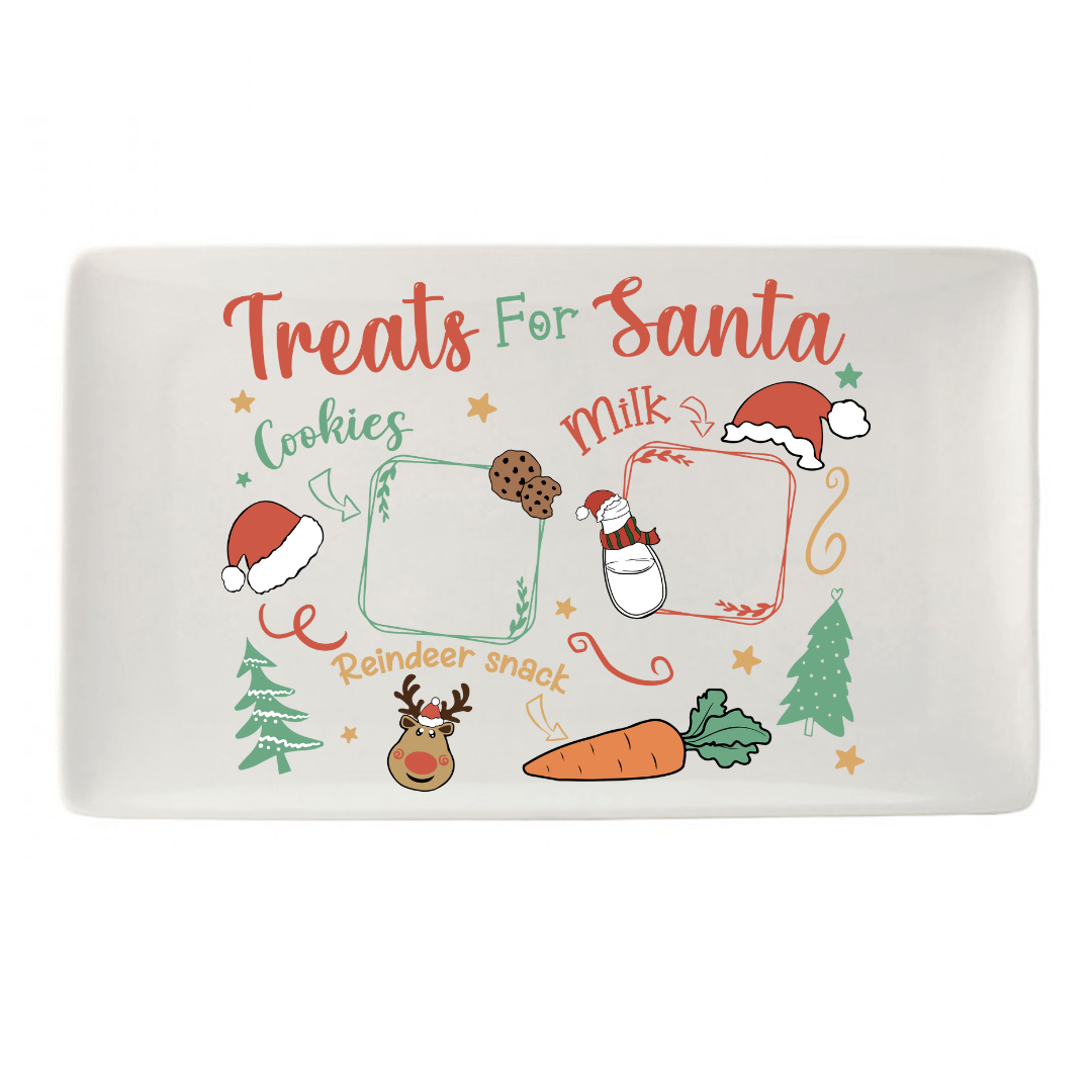 UV Transfer for Board/Plate - Treats for Santa (Large)(Colored)