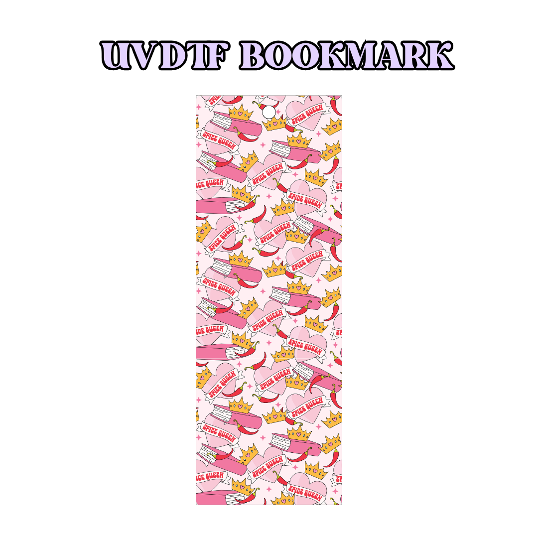 UV-DTF Bookmark Transfer - Spice Queen