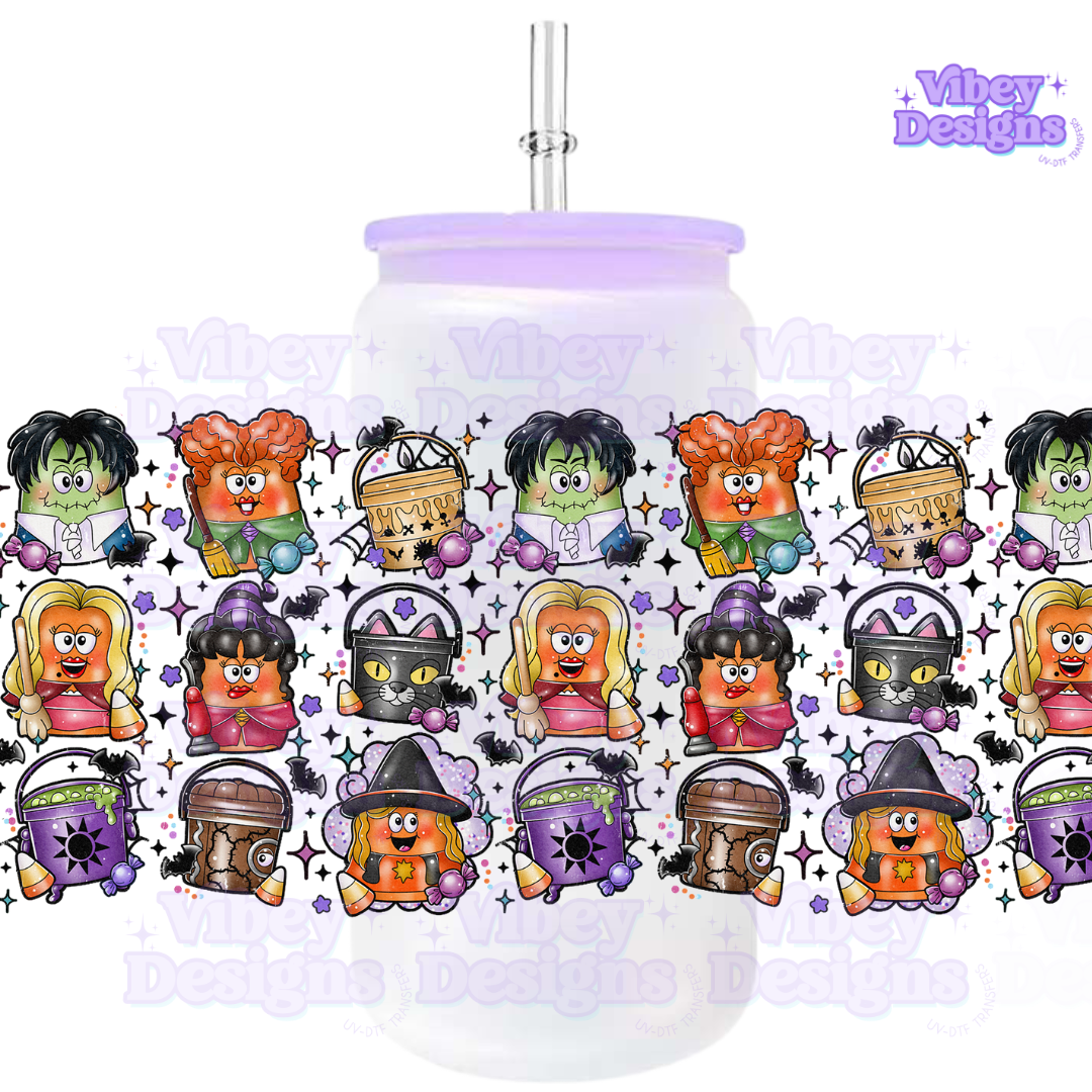 Uv Dtf Wrap For 16oz Libbey Glass - Hocus Nuggies