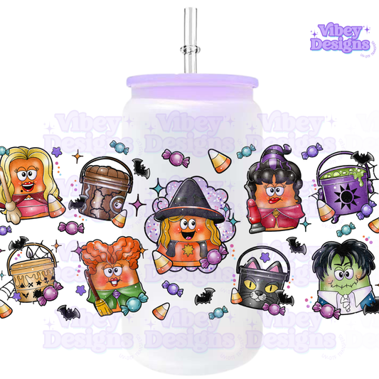 Uv Dtf Wrap For 16oz Libbey Glass - Hocus Nuggies