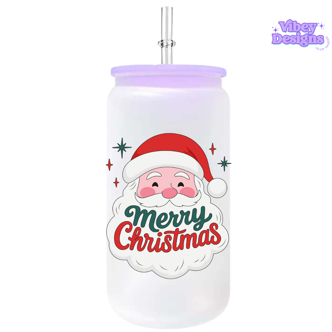 UV-DTF Transfer for Bottle, Glass, Mug, Diary - Merry Christmas