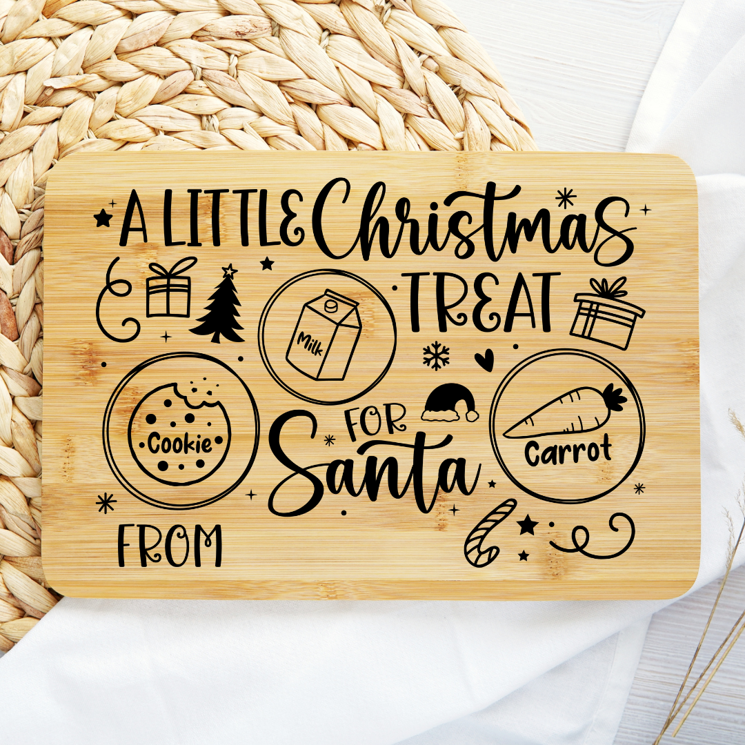 UV Transfer for Board/Plate - Treats for Santa (Large)