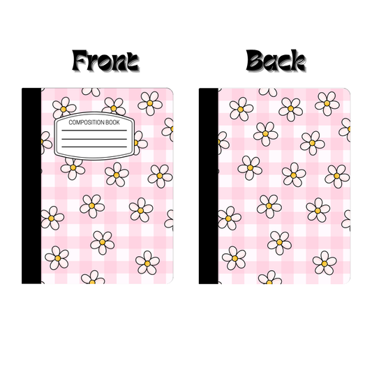 Composition Notebook - Daisy & Checker