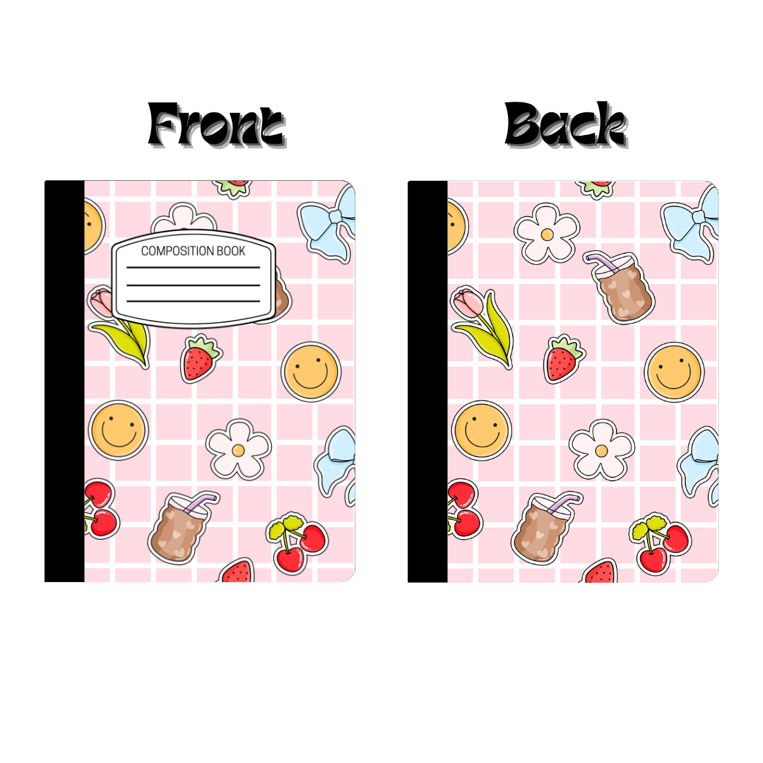 Composition Notebook - Sticker Journal
