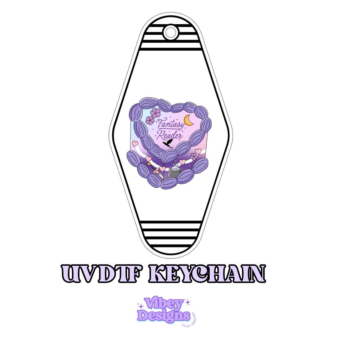 RTS Motel Keychain | Shot glass Decal - Fantasy Reader cake