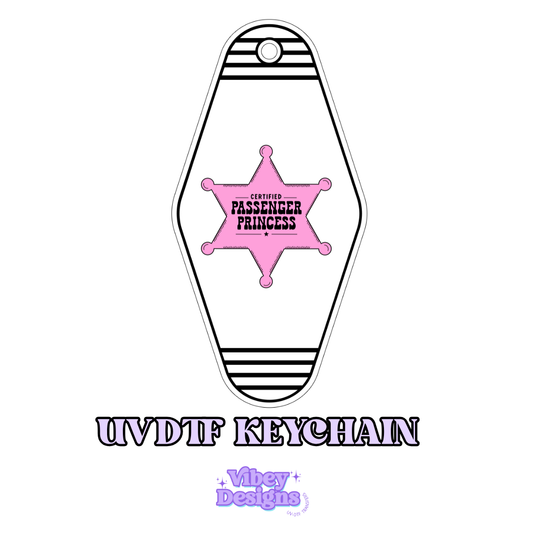 RTS Motel Keychain | Shot glass Decal - Passenger Princess