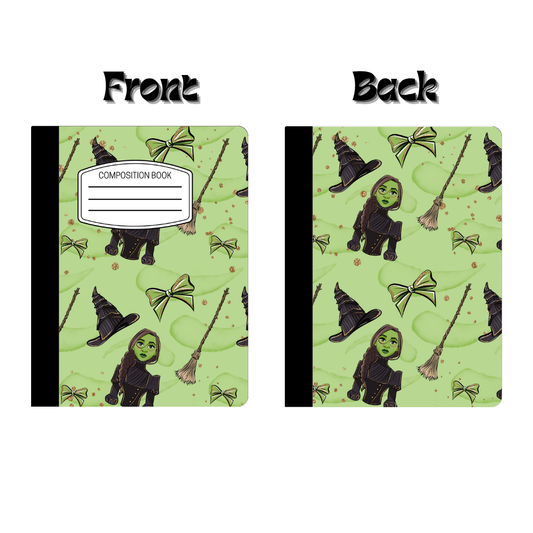 Composition Notebook - Elph Green