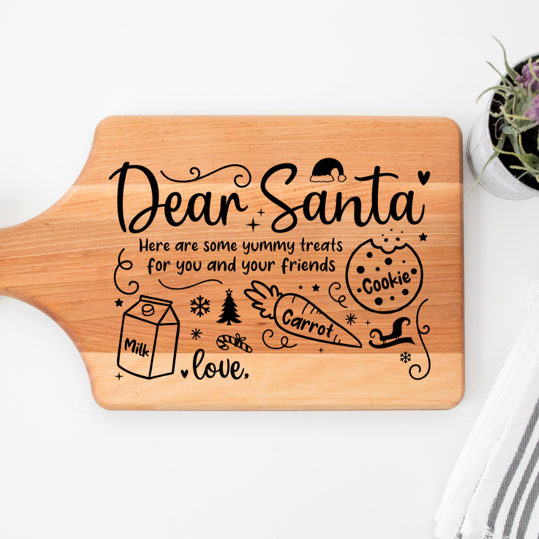 UV Transfer for Board/Plate - Treats for Santa