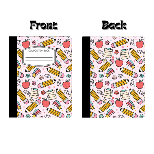 Composition Notebook - School Things