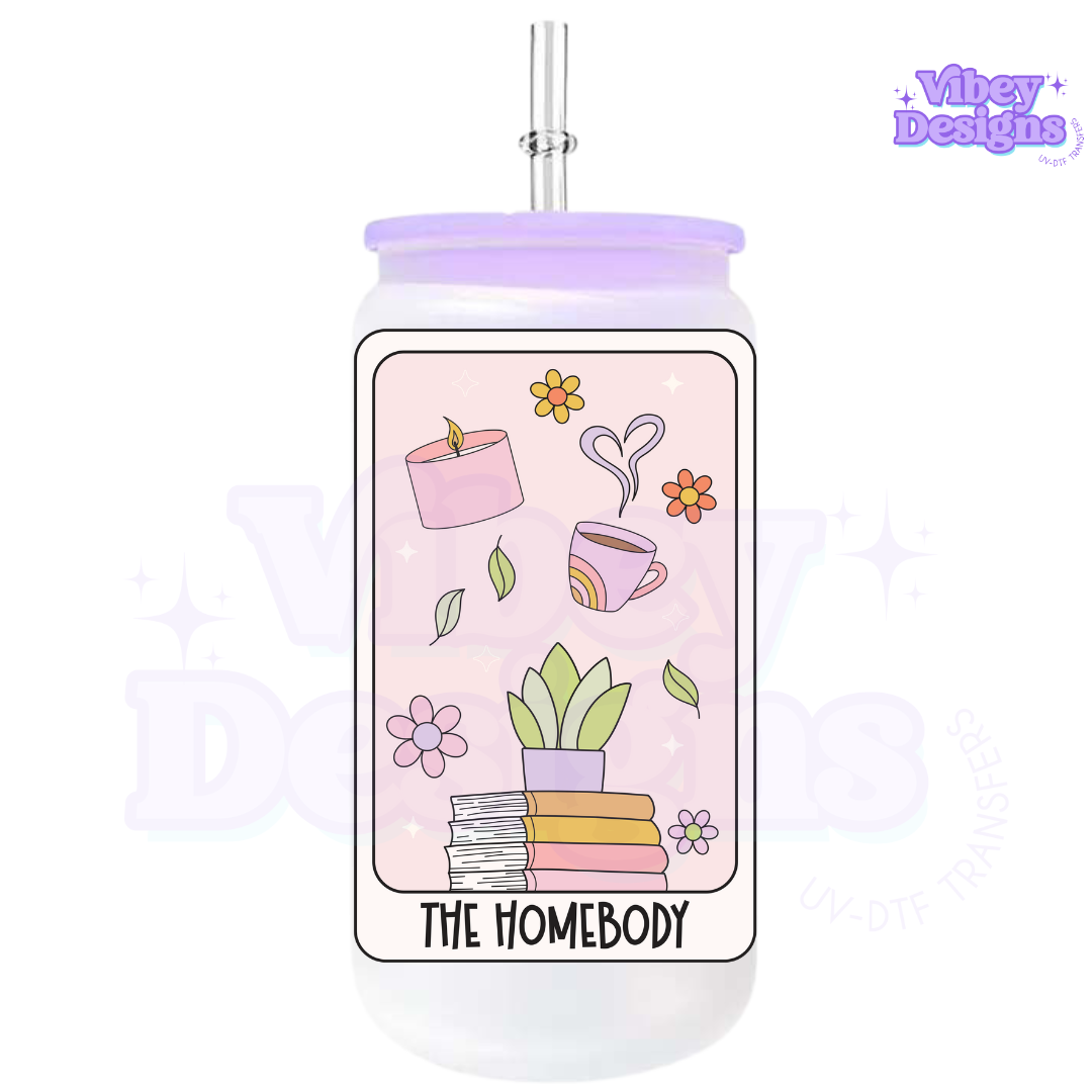 RTS UV-DTF Transfer for Bottle, Glass, Mug, Diary - The Homebody Tarot