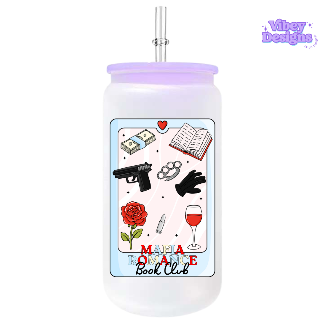 UV-DTF Transfer for Bottle, Glass, Mug, Diary - Mafia Romance Tarot
