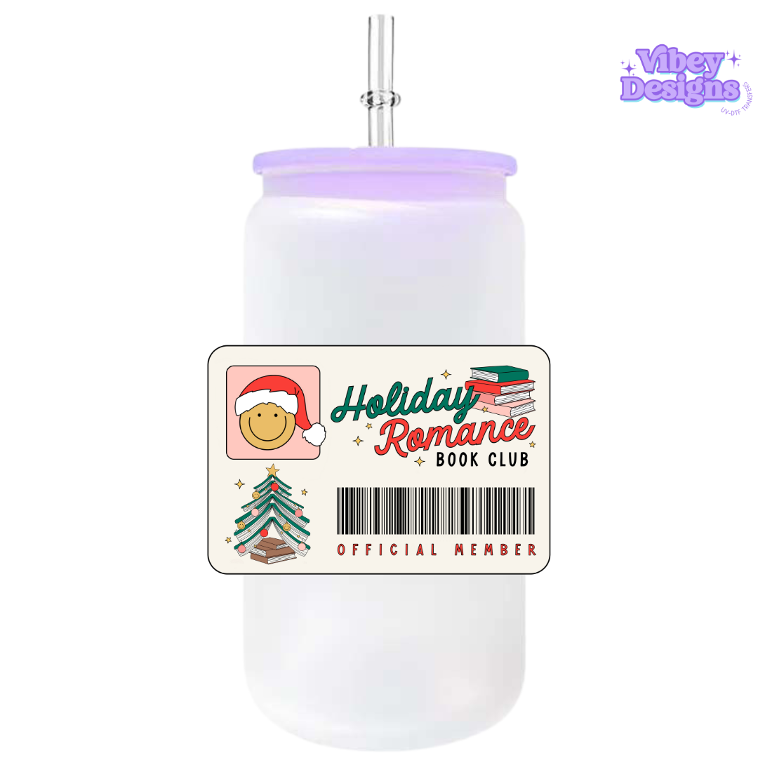 UV-DTF Transfer for Bottle, Glass, Mug, Diary - Holiday Readers