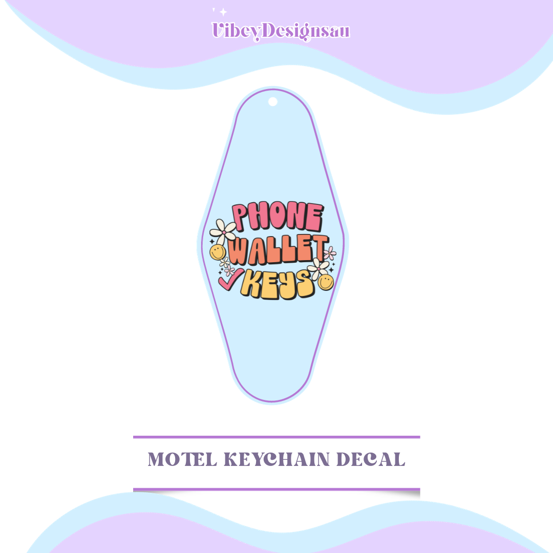 RTS Motel Keychain - Phone, Wallet, Keys