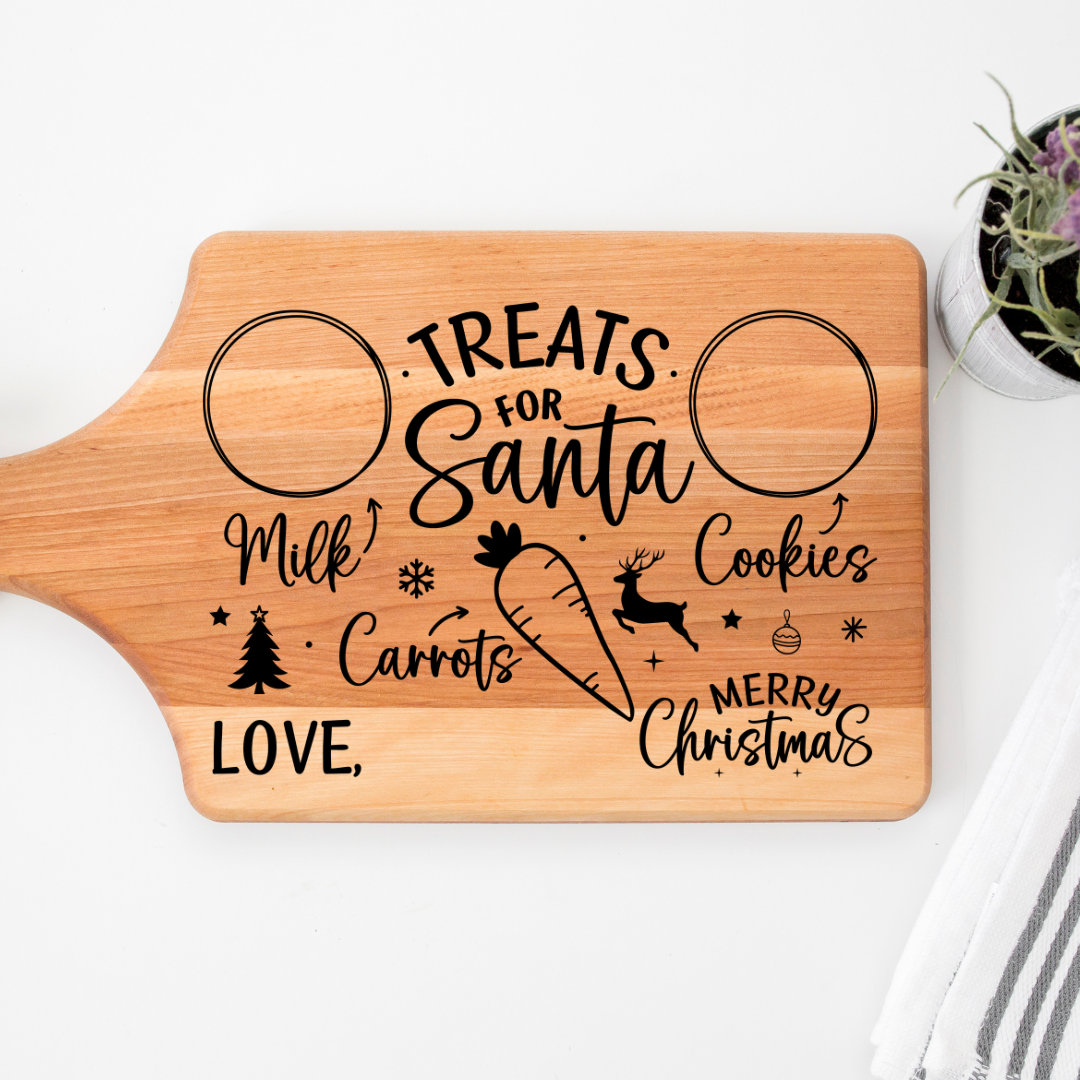 UV Transfer for Board/Plate - Treats for Santa