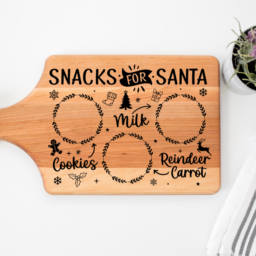 UV Transfer for Board/Plate - Treats for Santa